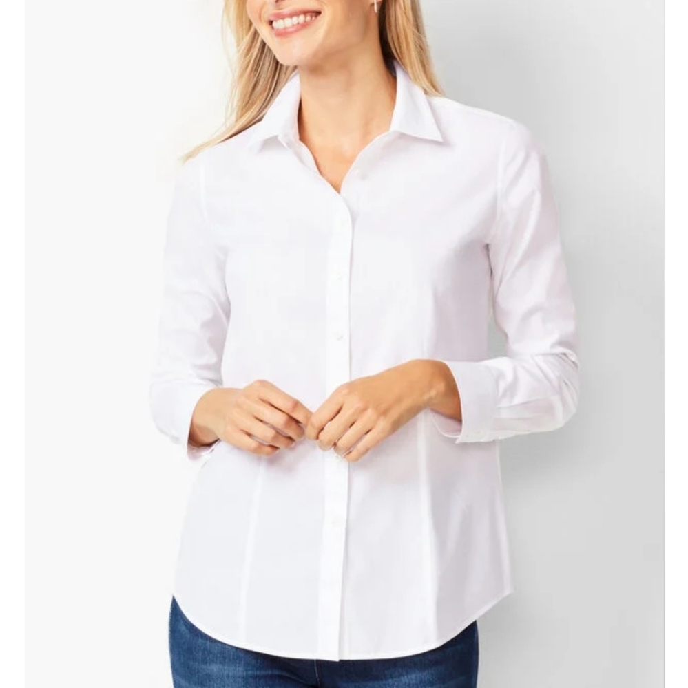 Talbots "The Perfect Shirt" in white